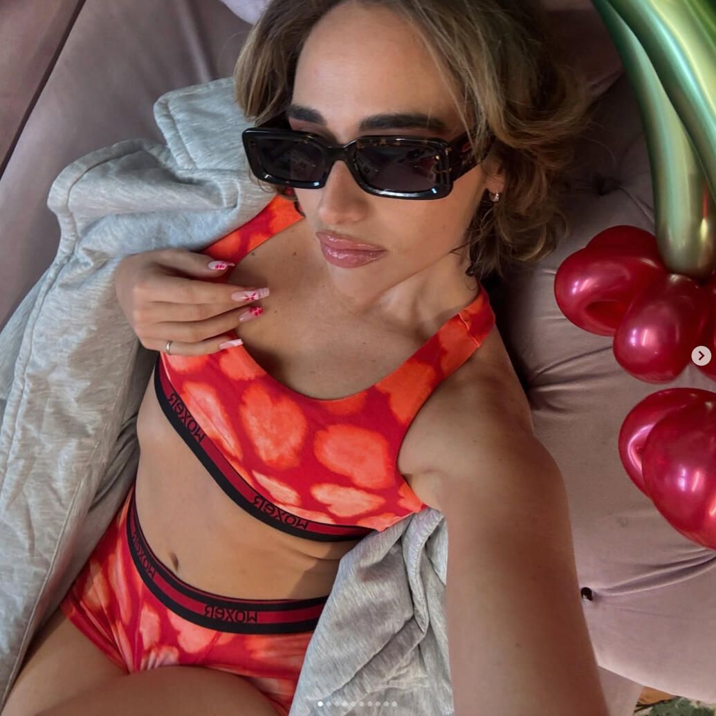 Valentine&#39;s Day &#39;Cupid&#39;s Clouds&#39; Print for Woxer.